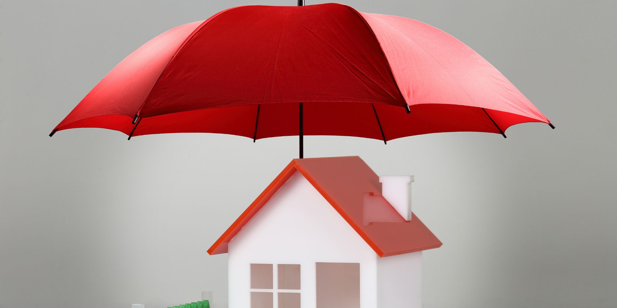 safety umbrella over house home safety for the elderly