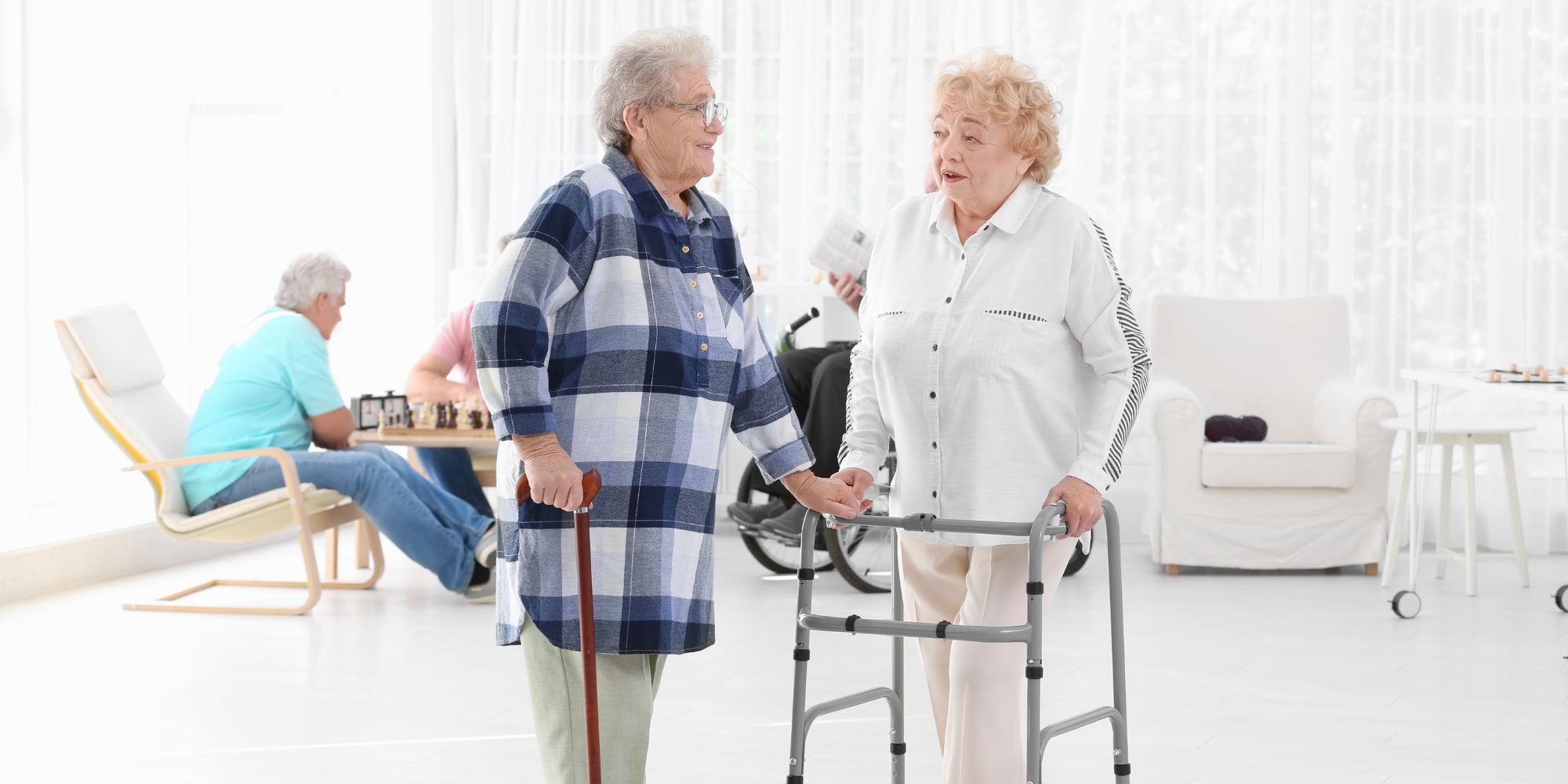 senior ladies with cane and walker top walking sticks and walkers for seniors