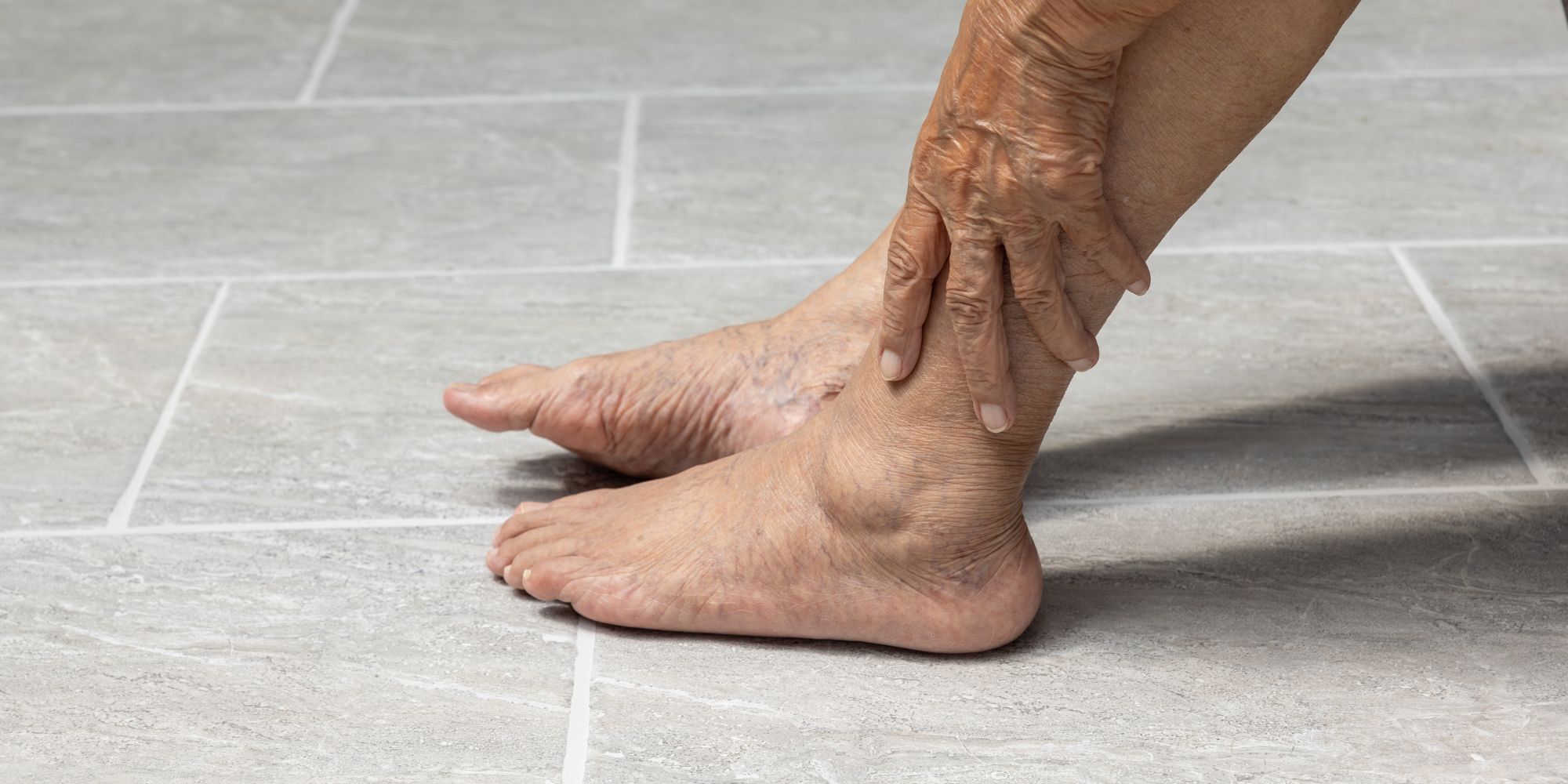 senior person painful feet foot care tips for seniors