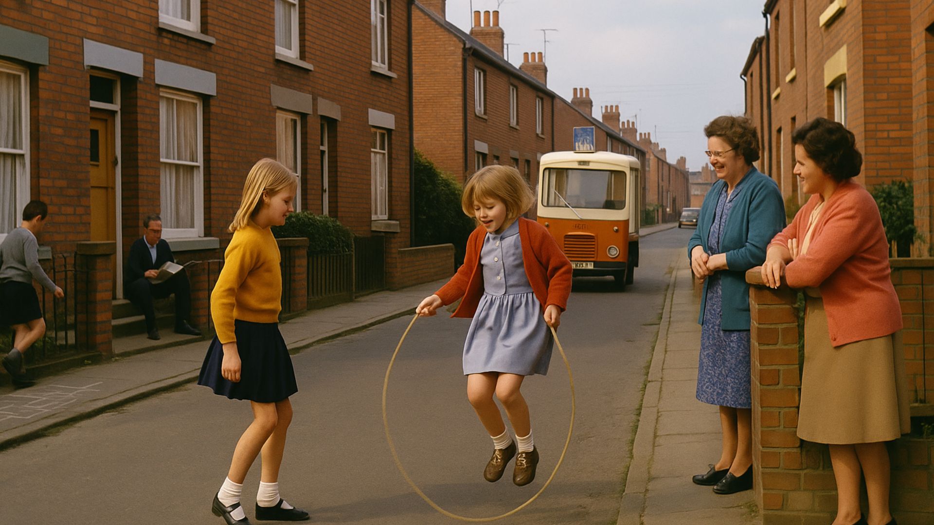 nostalgic street scene - better back in the day